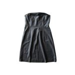 Theory Conie in Polyphonic Silver Shimmer Sparkle Wool Blend Strapless Dress 4 Photo 4