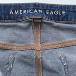 American Eagle Blue Stretch Tomgirl Button Fly Jeans Long Size 20 L Photo 8