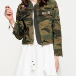 Zadig & Voltaire Kavys Camo Embroidered Utility Jacket Photo 0