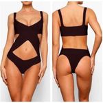 SKIMS  Knit Swim Monokini 1-Piece Swimsuit Size 2X Photo 1