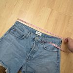 AGOLDE  Parker Long Shorts Mid Wash Cut
Off Size 29 Photo 7