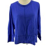 Nautica Blue Plaid Fleece Cozy Warm Pajama Set Womens Large Photo 1