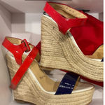 Christian Louboutin  Tricolor Patent Leather 120 Spachica Espadrille Photo 4