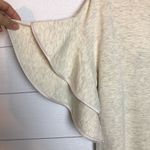 Lou & grey Women's Signature Soft Tipped Ruffle Cream Top Size Small Photo 3