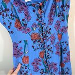 ASTR The Label Women’s Blended Blue Floral Midi Dress Small Photo 5