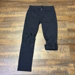 prAna  Halle Straight Pant Womens 8 Charcoal Roll Tab Low Rise Stretch Hiking Photo 9