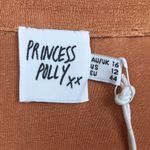 Princess Polly NWT  Women’s Carley Long Sleeve Deep V-Neck Cinched Mini Dress Photo 6