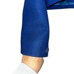 Pendleton  Vintage Royal Blue Cropped Virgin Wool Button Front Jacket Petite Photo 5