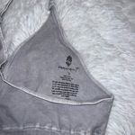 Free People Movement Gray Bralette Top Good Karma size XL Extra Large Photo 3