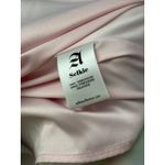 Selkie Maison Amory Ruffle Romance Organza Floral Midi Dress Pink Green Medium Photo 4