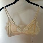 SKIMS  FITS EVERYBODY LACE SCOOP BRALETTE in‎ butter yellow color nwt size XS Photo 1