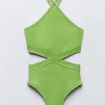 ZARA NWT  RIBBED CUTOUT CUTTABLE LOOP BLOGGERS FAV BODYSUIT STRETCH Photo 5