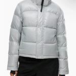 Aritzia Pearl Grey Super Puff Shorty  Photo 1