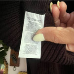 CAbi Madison Cardigan STYLE 3715 black button front cotton Women’s SIZE SMALL Photo 5