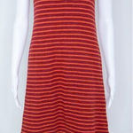 Free People red and yellow stripes wool cotton blend sweater dress, XS Photo 0