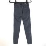 American Eagle  Womens Jeans Super Hi-Rise Jegging Distressed Stretch Black 00 Photo 1