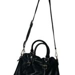 Michael Kors Weston Black Leather Shoulder Satchel Zip Up Tassel Handbag Photo 0