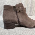 Naturalizer Drewe Women's Taupe Buckle Booties Size 10M Brown Leather Photo 7