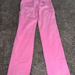 ZARA Pink Cargo Pants Photo 5