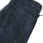 NWT Mother Superior Scrapper Cuff Ankle Fray in Who's Sorry Now Crop Jeans 29 Black Photo 7