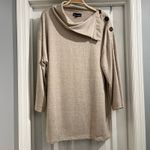 Alison Andrews Alison Andrew’s Women’s Tan Button Sweater Size XL Photo 1