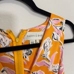 Sachin + Babi 568  Allie Floral Satin Bow Front Long Maxi Dress Size: 4 Photo 3