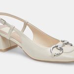 DV by Dolce Vit Dolce Vita Melli Heels Ivory Crinkle Patent Photo 0