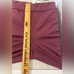 Halara Flex DayStretch High Waisted Work Flare Pants Zip Pockets Burgundy NWT 2X Photo 7