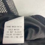 Honey Punch Herringbone Vest Size Medium Black & White Photo 3