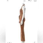 Mother The Halter Doozy Jumpsuit Retro Chained & Confused Print small Brown Size 26 Photo 6