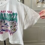 Vintage 90s 98 LA T Crystal Bay MDA Waterpalooza Cropped Tshirt OS S M L White Size M Photo 2