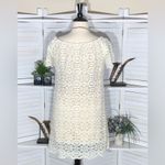 Vintage Y2K Cream Lace Midi Dress Large Photo 1