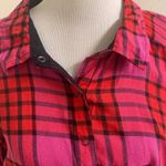 Free People Pacific Dawn Plaid Peplum Size XS Photo 4