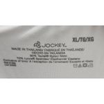 Jockey Womens XL Seamless Camisole Tank Top White Lace Trim Stretch Photo 2