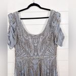 Mac Duggal NEW  Plus Size Silver A5434 Beaded Dress, Size 16, MSRP $498 Photo 5