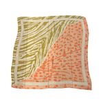 Bill Blass Vintage  Silk Neck Scarf with a Zebra and Spotted Pattern, 27” x 27” Photo 8