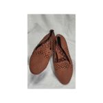 Birdies Womens  The Starling Cognac Woven Smoking Slipper Flat size 8.5 Fisherman Photo 2