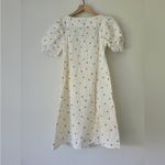 NWOT Sleeper Brigitte Belted Strawberry Printed 100% Linen Voile Mini Dress XL White Photo 8