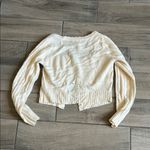 All in Favor  Cream Knit Sweater Photo 5