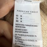 American Eagle Ribbed Button Front Cardigan Oversized Size M Cream Relaxed Size M Photo 4