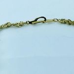 14K Gold Plated Singapore Twist Rope Chain Necklace Photo 4