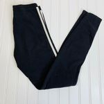 Adidas  Cotton Jersey 3 Stripe Leggings Black White Sz Small Photo 0