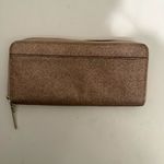Kate Spade  Joeley Rose Gold Glitter Continental Zip Around Wallet Large Photo 4