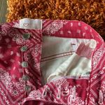 Revice Denim NWT  red bandana jeans 24 Photo 8