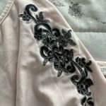 California Dynasty pink embroidered babydoll pajama top, size M boho loungewear Size M Photo 3