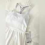 Lululemon NWT Scoop-Neck Pleated Linerless Tennis Dress - White - 2 Photo 8