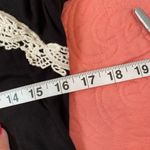 Kate & Mallory  Black Off Shoulder Top w/ Crochet Size S Photo 11