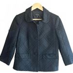 Talbots  Womens Blazer 4 Black Button up Collar Coat Careercore Photo 0