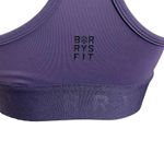 Barry’s Fit Tread Sports Bra Nightshade Purple Spell Out Women’s Size XS Photo 6