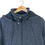 Calvin Klein Performance Full Zip Knit Jacket Womens 1X Charcoal Athleisure Photo 2